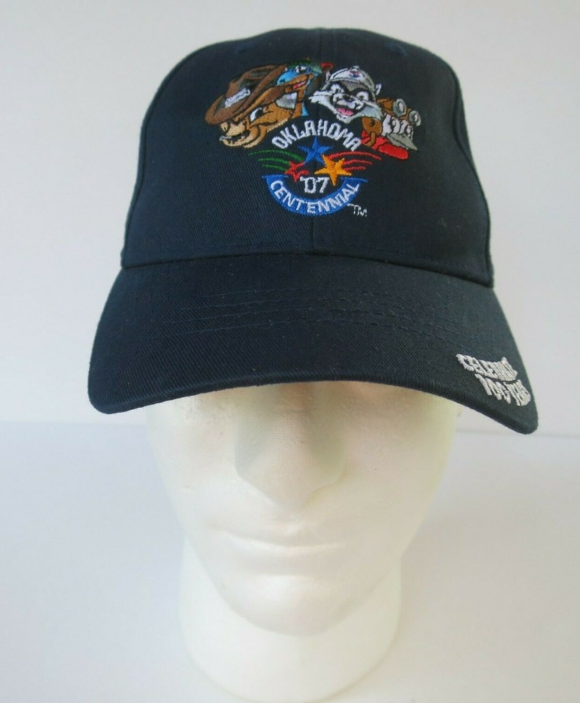 2007 Oklahoma Centennial Cartoon Sz. Youth Strapback Hat Baseball Cap Adjustable