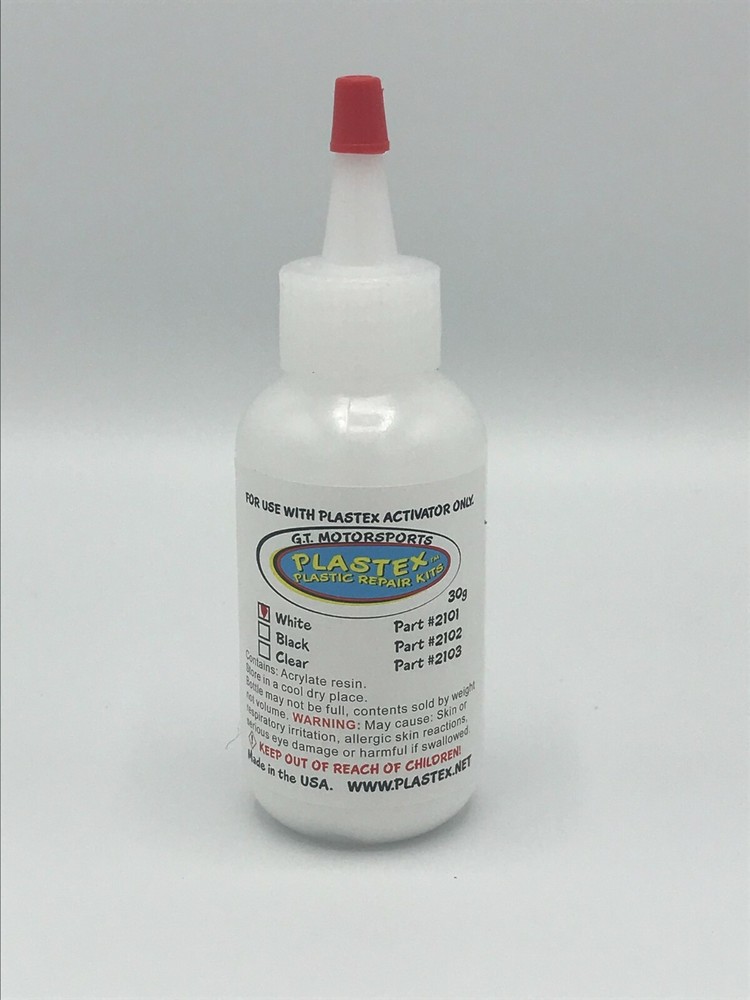 Plastex Plastic Repair Refill Powder (White) 30g.