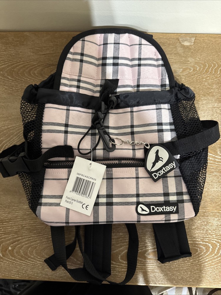 Doxtasy Front Carrier Scottish Pink Small Dog