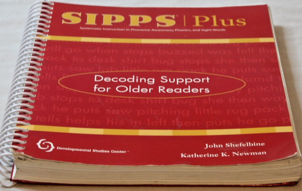 SIPPS Plus Decoding Support For Older Readers Book