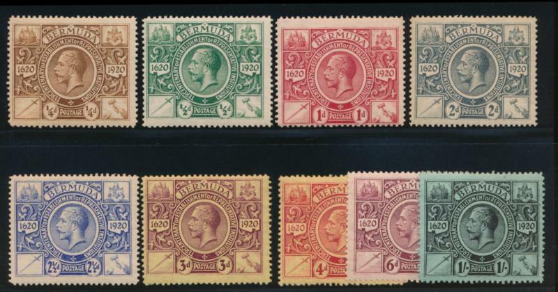 BERMUDA 71-79 MINT HINGED KING GV