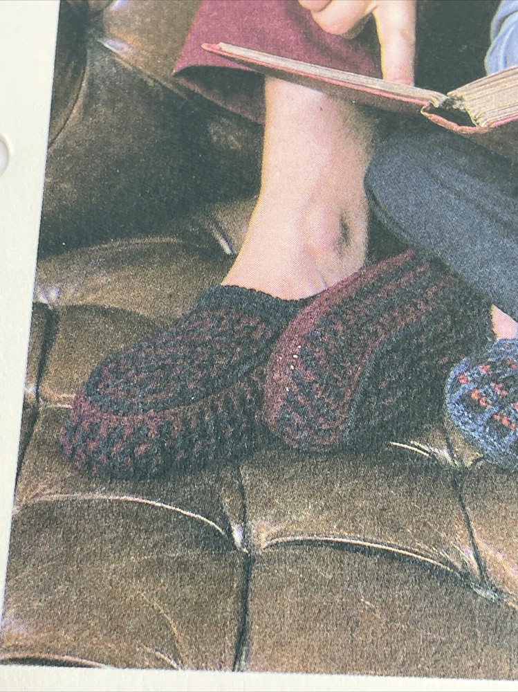 Marshall Cavendish Father & Son Slippers Crochet Pattern