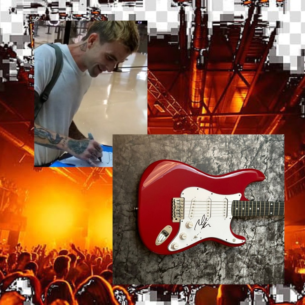 GFA Circa Survive Rock Star  * ANTHONY GREEN *  Signed Electric Guitar PROOF COA