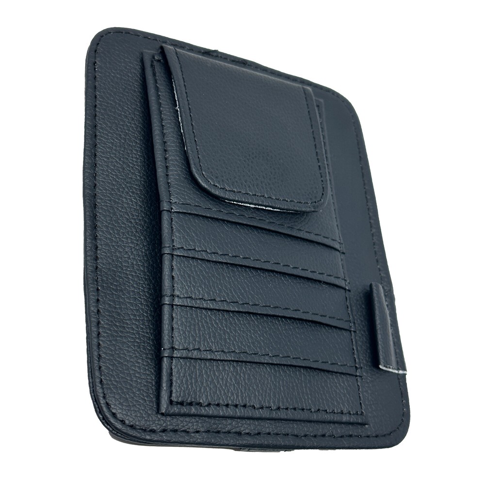 TrexNYC Multi-Function Car Organizer, Black, 2 Packs
