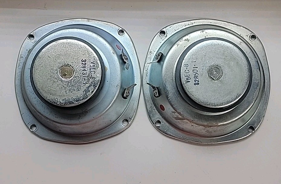 2x Vintage Mid-range drivers V5EC-8 Tested