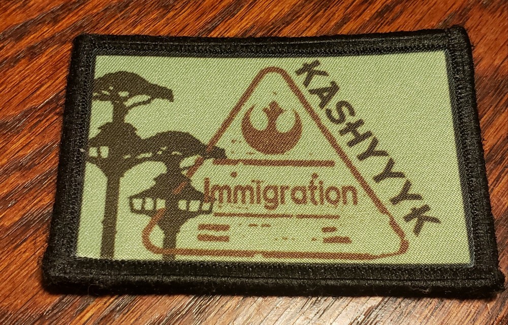 Han Solo "Shoot First" Star Wars Morale Patch.