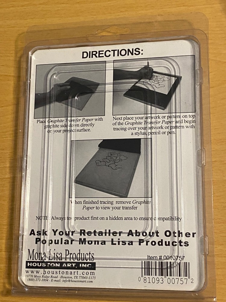 NEW MONA LISA PRODUCTS Graphite Paper Precision Transferring