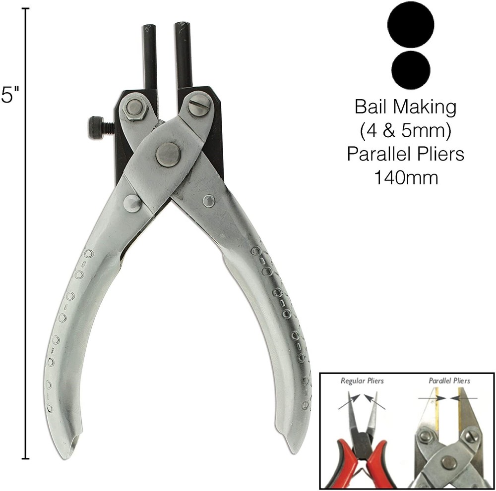 Plier, BeadSmith PARALLEL Bail Making & Wire Wrapping For Precise Loops & More