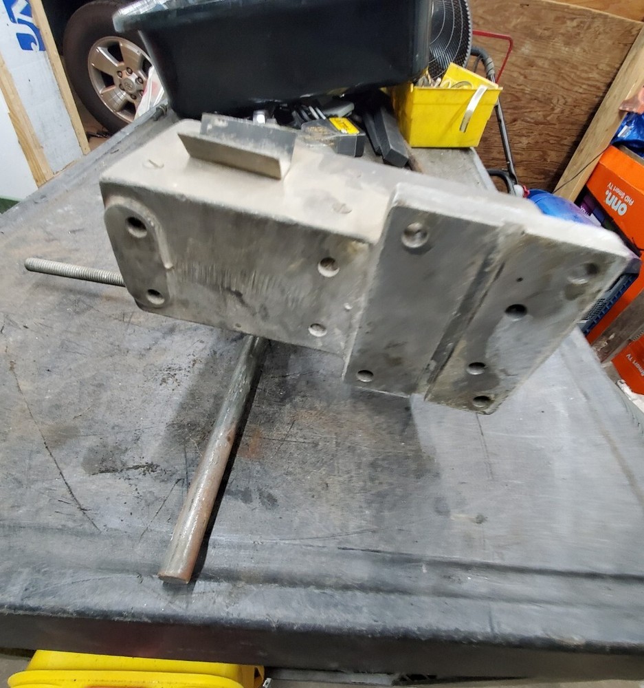 CORE DRILL stand Carriage assembly MOTOR MOUNT & 4 handle Crank Wheel Silver