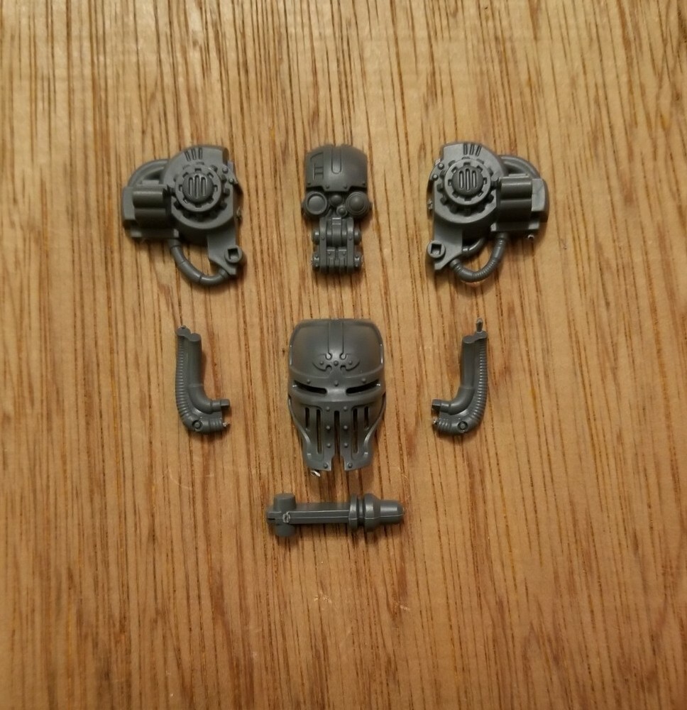 Warhammer 40k Imperial Knight Castellan Head Bits