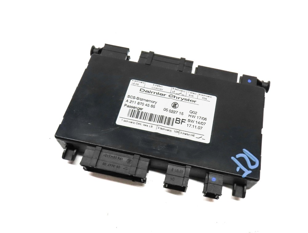 2008 MERCEDES GL320 (X164) FRONT RIGHT PASSENGER SEAT CONTROL MODULE