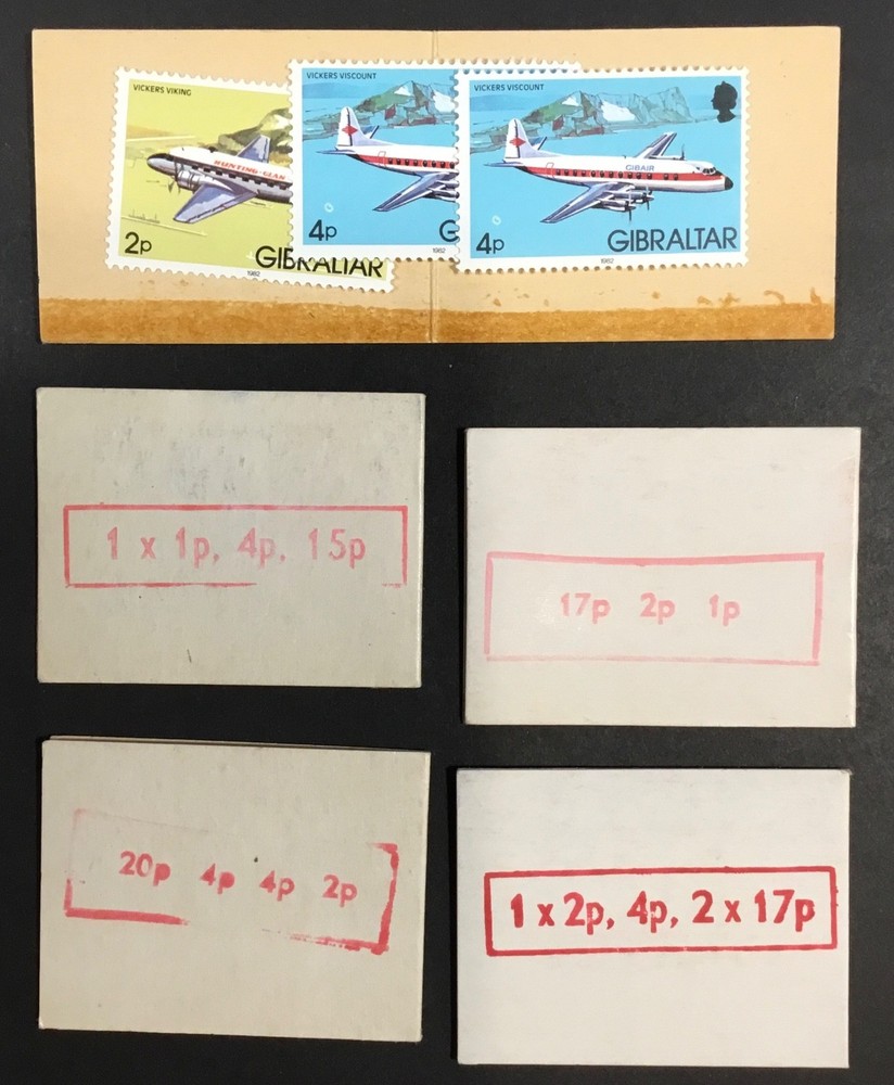 / GIBRALTAR 5 BOOKLETS as shown
