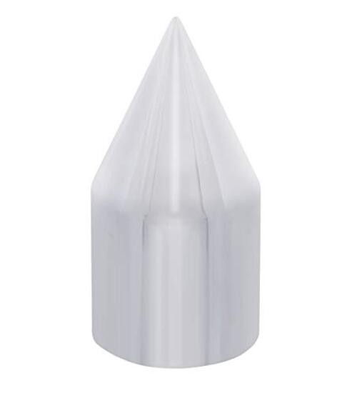 Chrome Plastic Spike Nut Cover - Push-On (10 Pack), Various Sizes Without