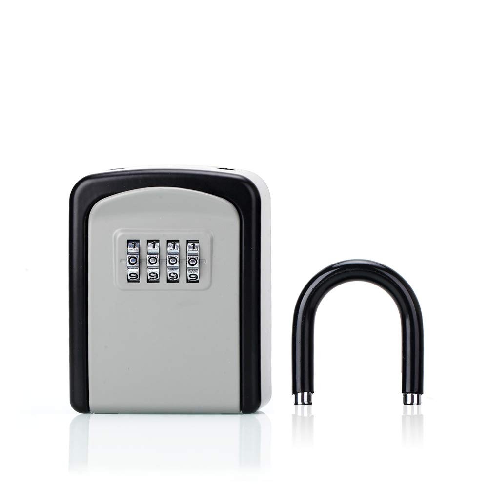 Key Lock Box, Combination Lock Box with Code for House Key Storage, Combo Doo...
