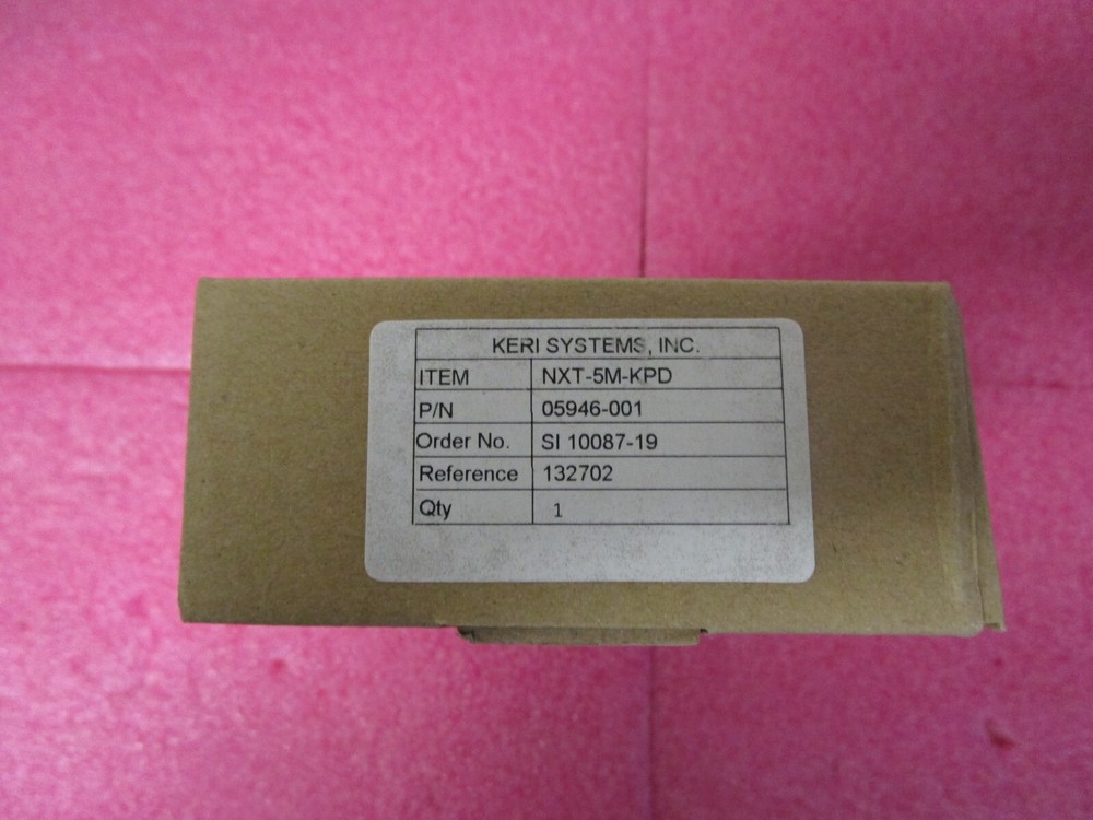 Keri Systems Proximity Reader KeyPad NXT-5M-KPD P/N 05946-001 Key Pad