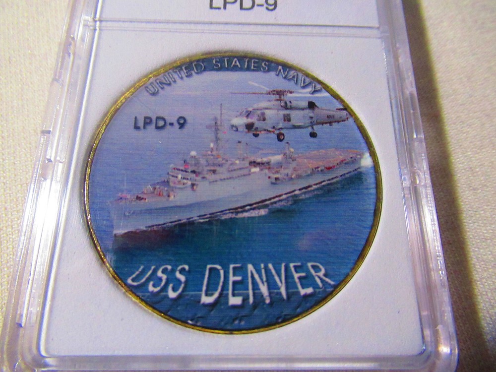 US NAVY - USS Denver (LPD-9) Challenge Coin