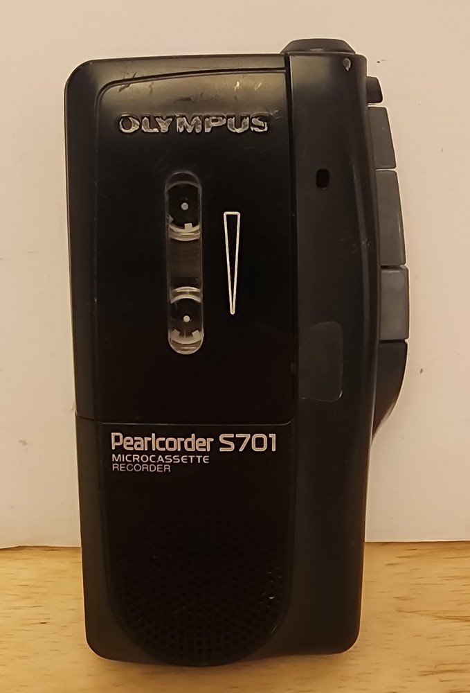 Olympus Pearlcorder S701 Microcassette Recorder Tested Working