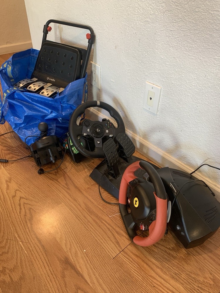 Logitech G920 and Thurstmaster 458 Wheel (Cables Missing)