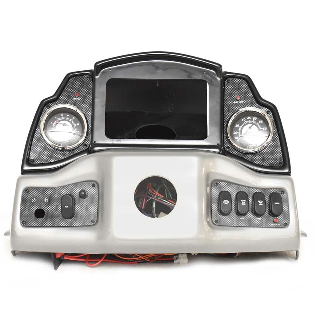 G3 Boat Dash Gauge Steering Panel | Silver Side Console