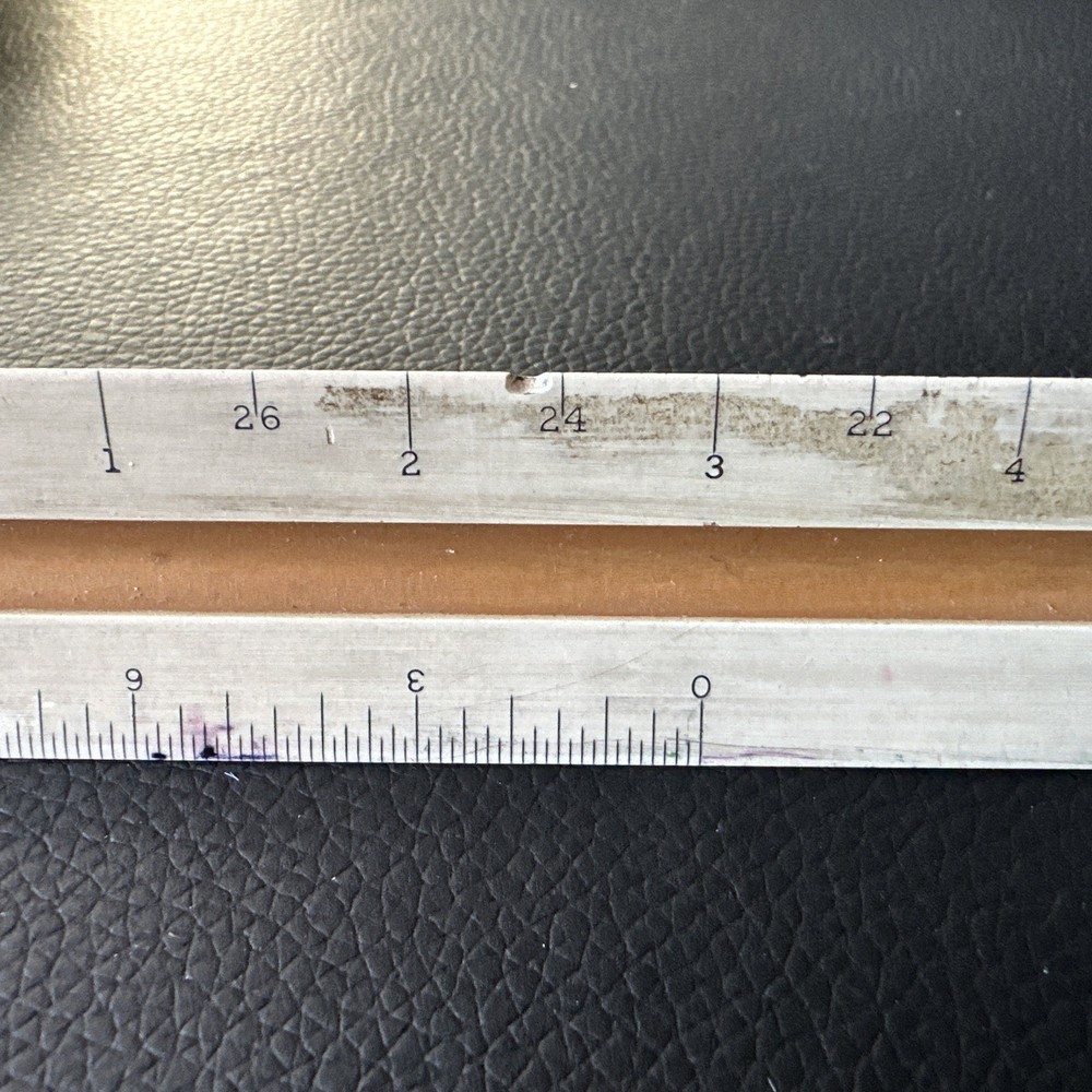 Vintage Keuffel & Esser 1621P Engineers Scale Ruler 3 Sided Triangular Paragon