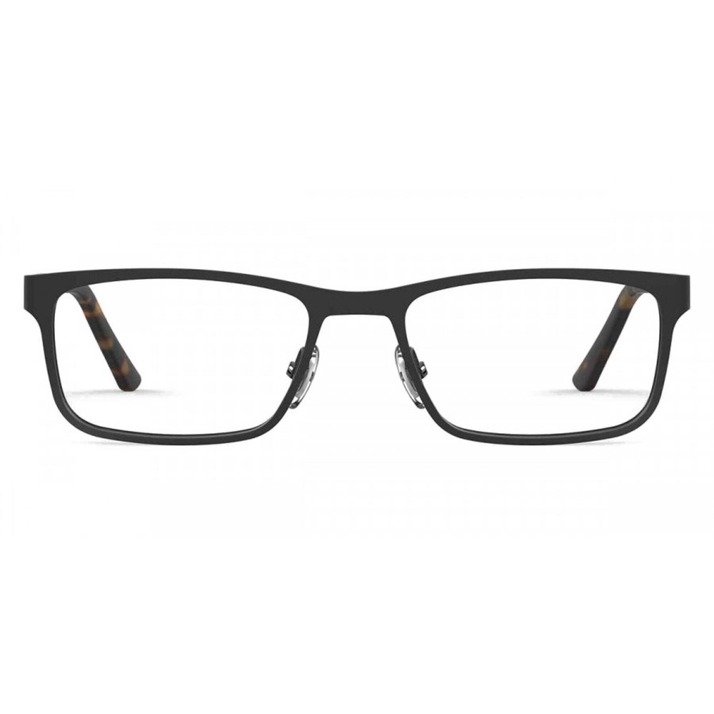 Elasta Men's Eyeglasses Matte Black Metal/Plastic Rectangular Frame E 3128 0003