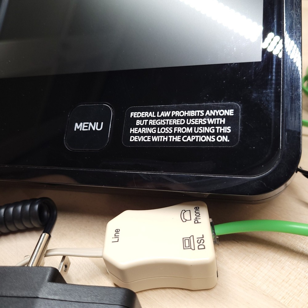 Caption Call 57Tx Closed-Caption Touch Screen Phone for Hearing Impaired Tested