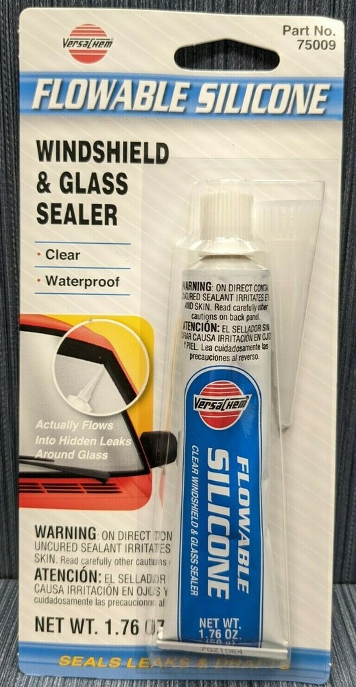 VERSACHEM 75009 - Flowable Windshield Silicone - 1.76 oz.