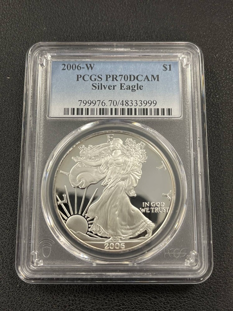 2006 W Bullion Silver Eagles PCGS PR-70 DCAM Silver Eagle