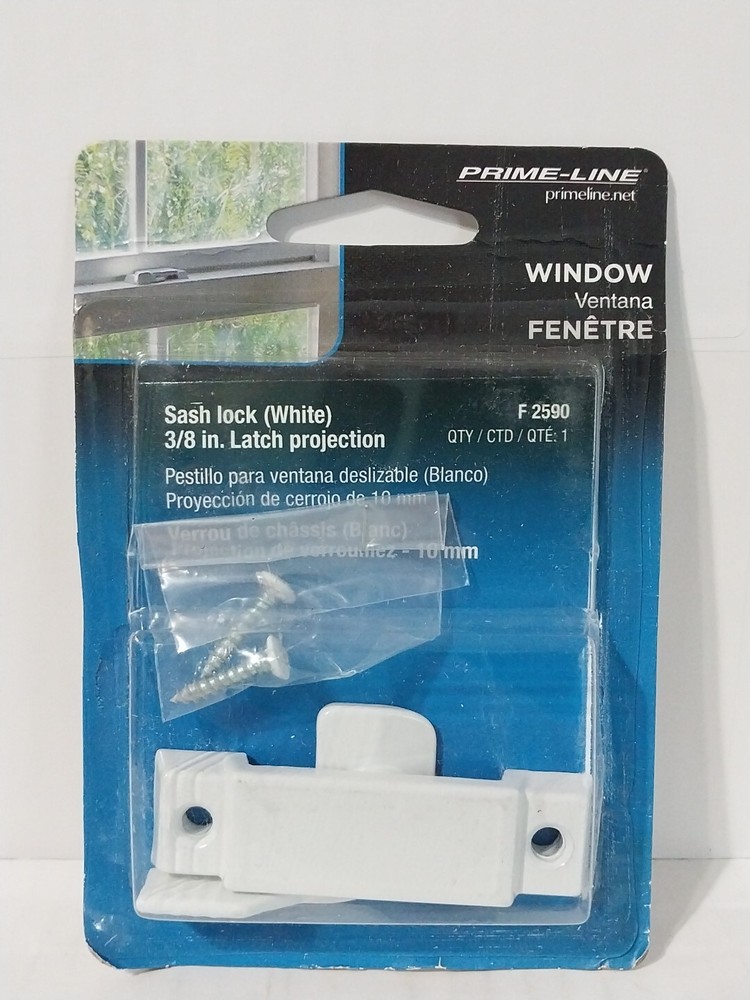 Prime-Line F 2590 Sash Lock for Vertical and Horizontal Sliding Windows