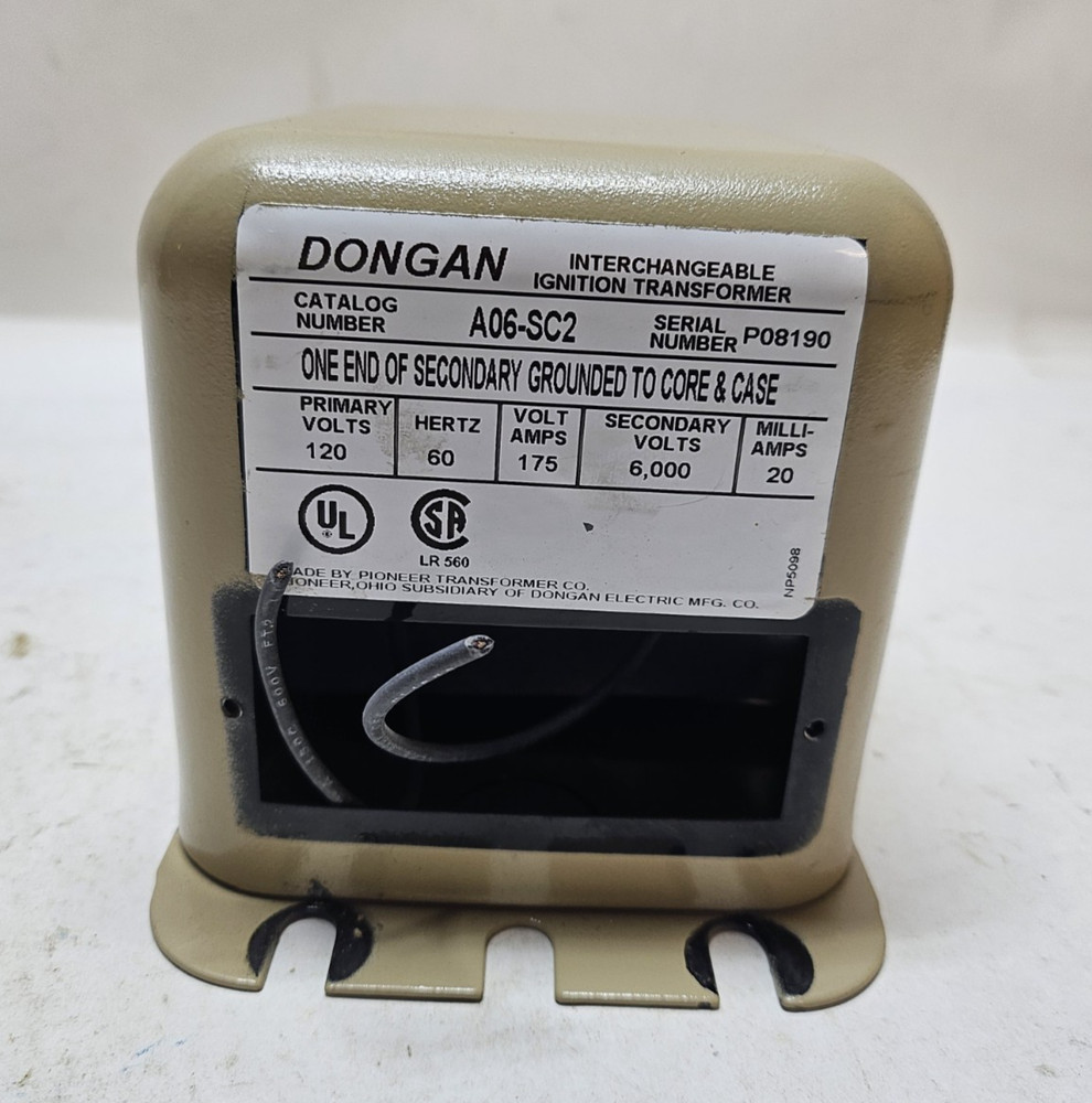 DONGAN A06-SC2 120V Interchangeable Ignition Transformer (Used)