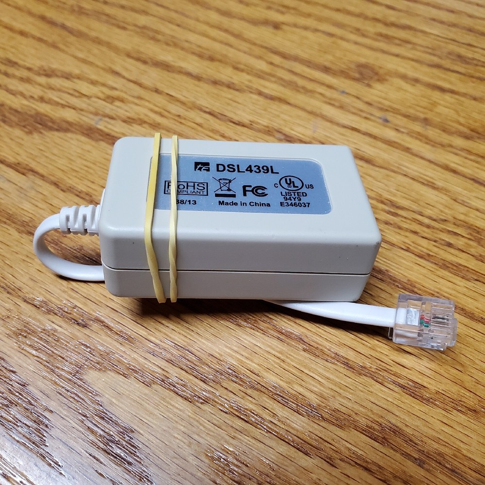 (2) te TE DSL439L PHONE LINE SPLITTERS