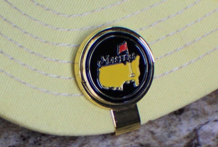 The Masters 2014 Ball Marker and Hat Clip Solid Black