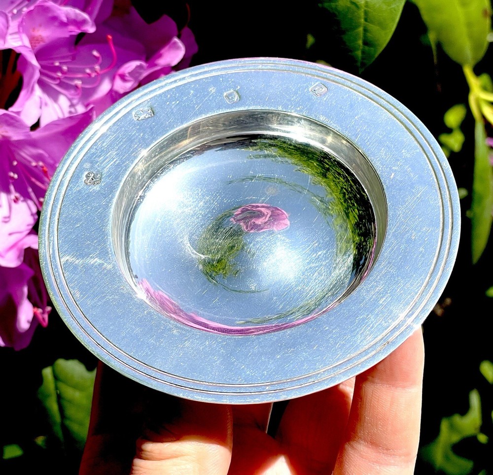 Asprey Solid Sterling Silver Hallmarked Armada Dish Bowl Plate