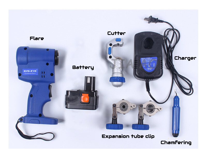 Battery-power Expander Electric Air Conditioning Copper Pipe Flaring Tool Kit