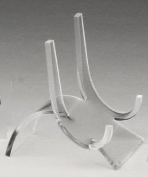 Mineral Display Stands-Curved Back Easel-Large 3"