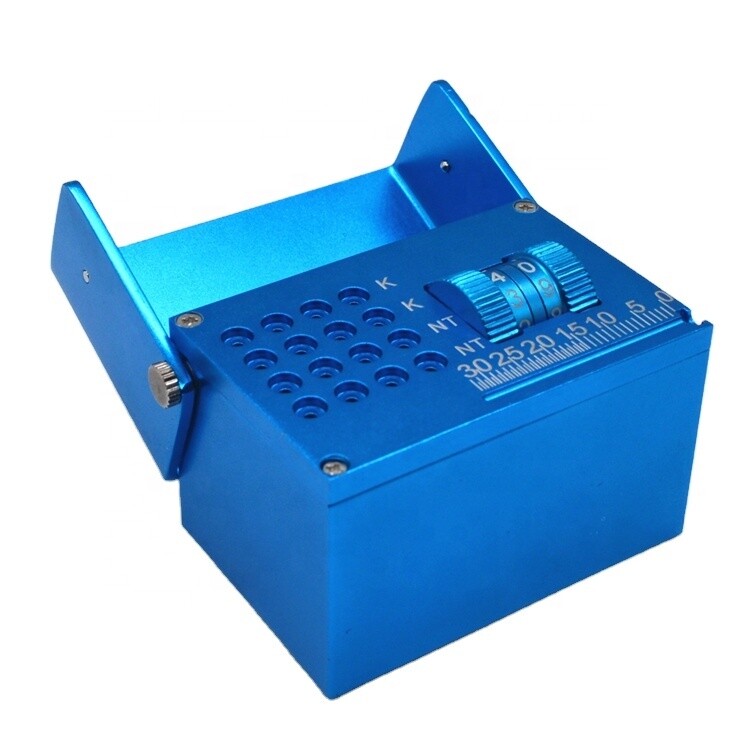 Aluminium Dental Files Using Time Counting Measure Block & Sterilization Case