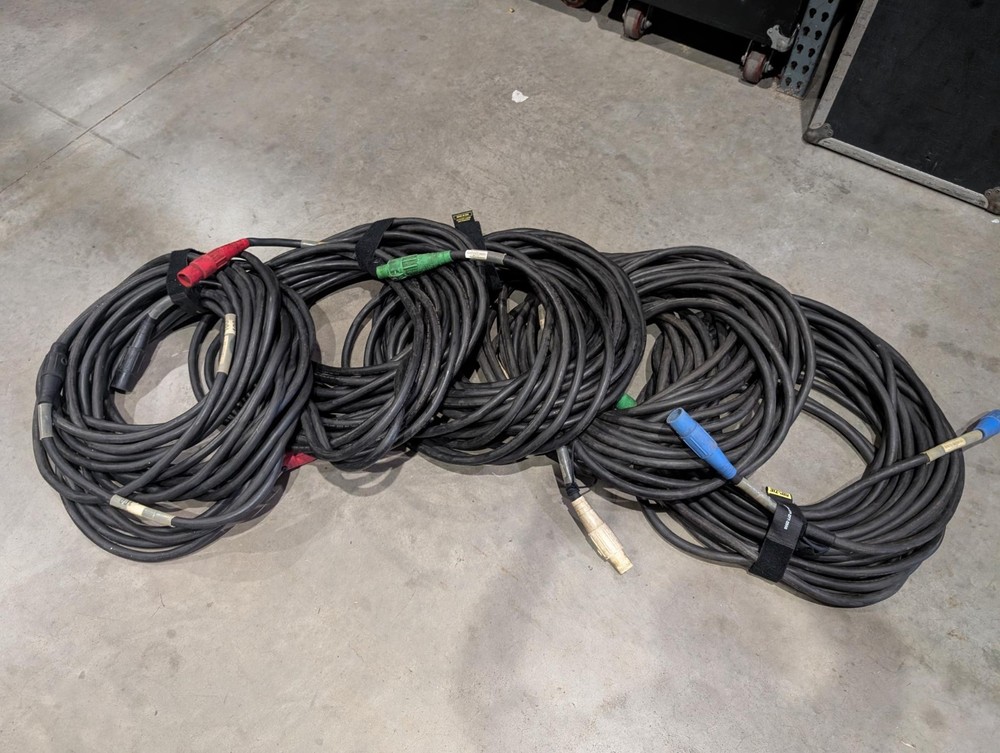 Camlock 100' Feeder Cable 4/0 5 Wire Set