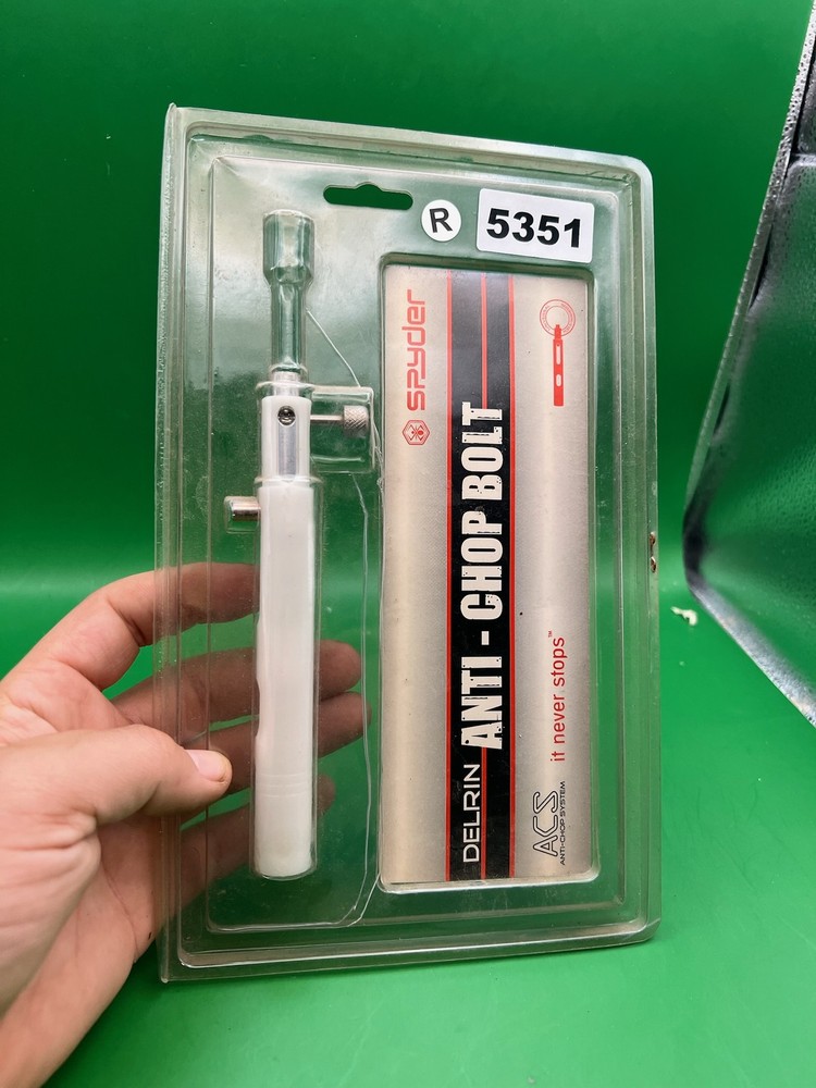 Spyder Delrin Anti Chop Bolt Silver