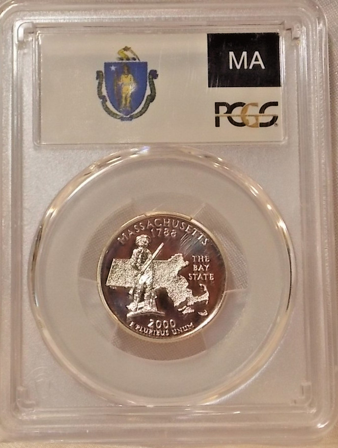 2000-S PCGS PR69 DCAM Massachusetts Quarter