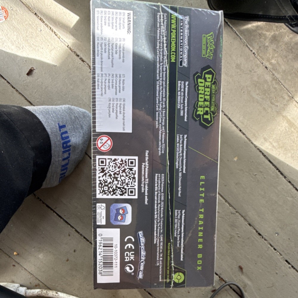 Pokémon Elite Trainer Box Mega Evolution Perfect Order Sealed Zygarde Tyrunt