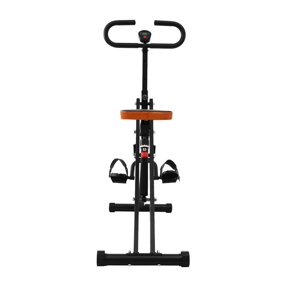 Adjustable Squat Machine Trainer Rowing Machine 264lbs for Ab Workout Glutes