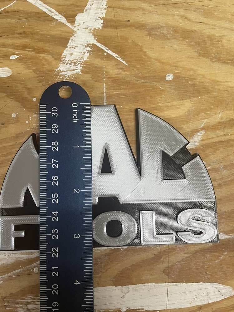 Mac Fools Novelty 3D Printed Tool Box Badge. Compatible With Mac Tool Boxes