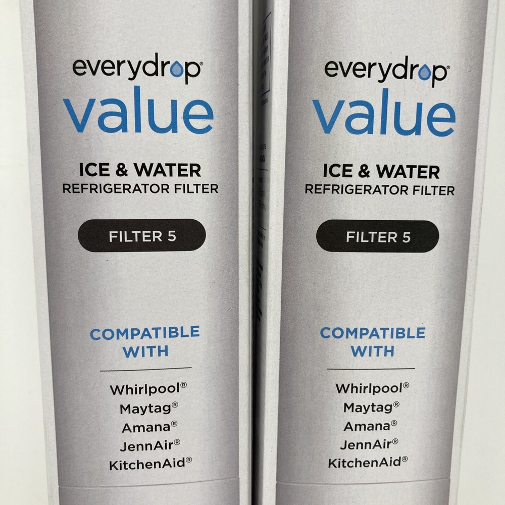 Lot Of 2 EveryDrop Value EVFILTER5 Ice And Water Refrigerator Filter 5