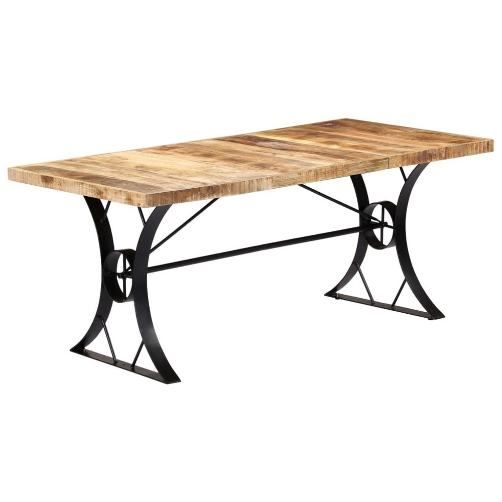 Dining Table Kitchen Table Wooden Dining Room Table Solid Mango Wood vidaXL