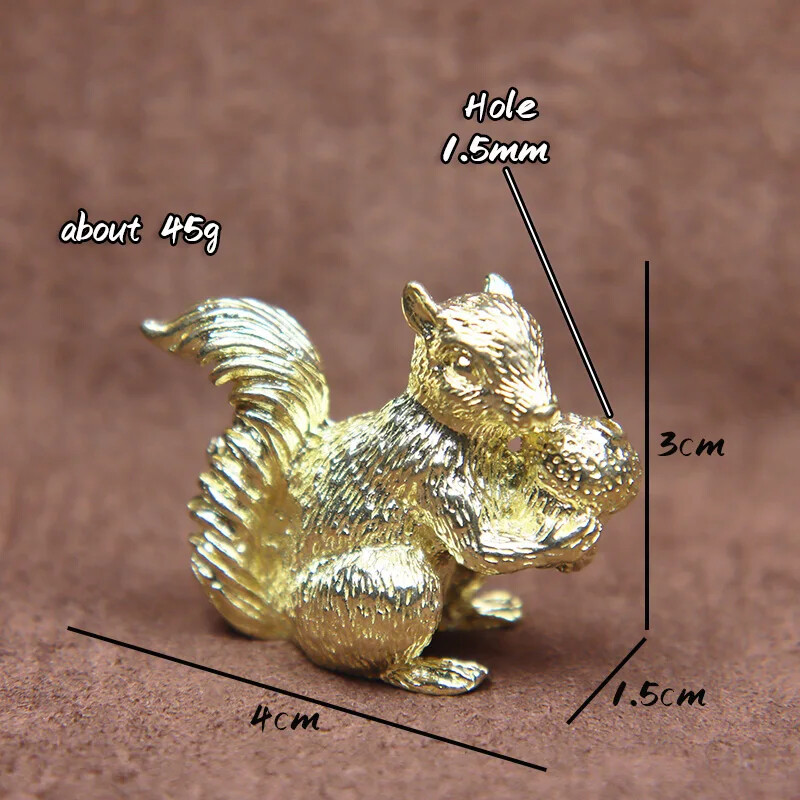 Solid Ornament Solid Copper Statue Figurines Brass Incense Holder Decoration