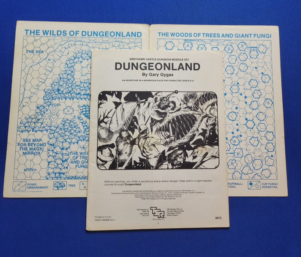 Dungeonland Adventure Module - AD&D EX1