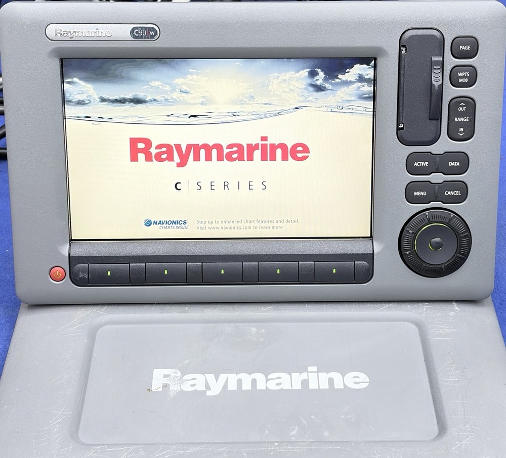 Raymarine C90w Widescreen GPS Chartplotter Multifunction Display; Fully Tested