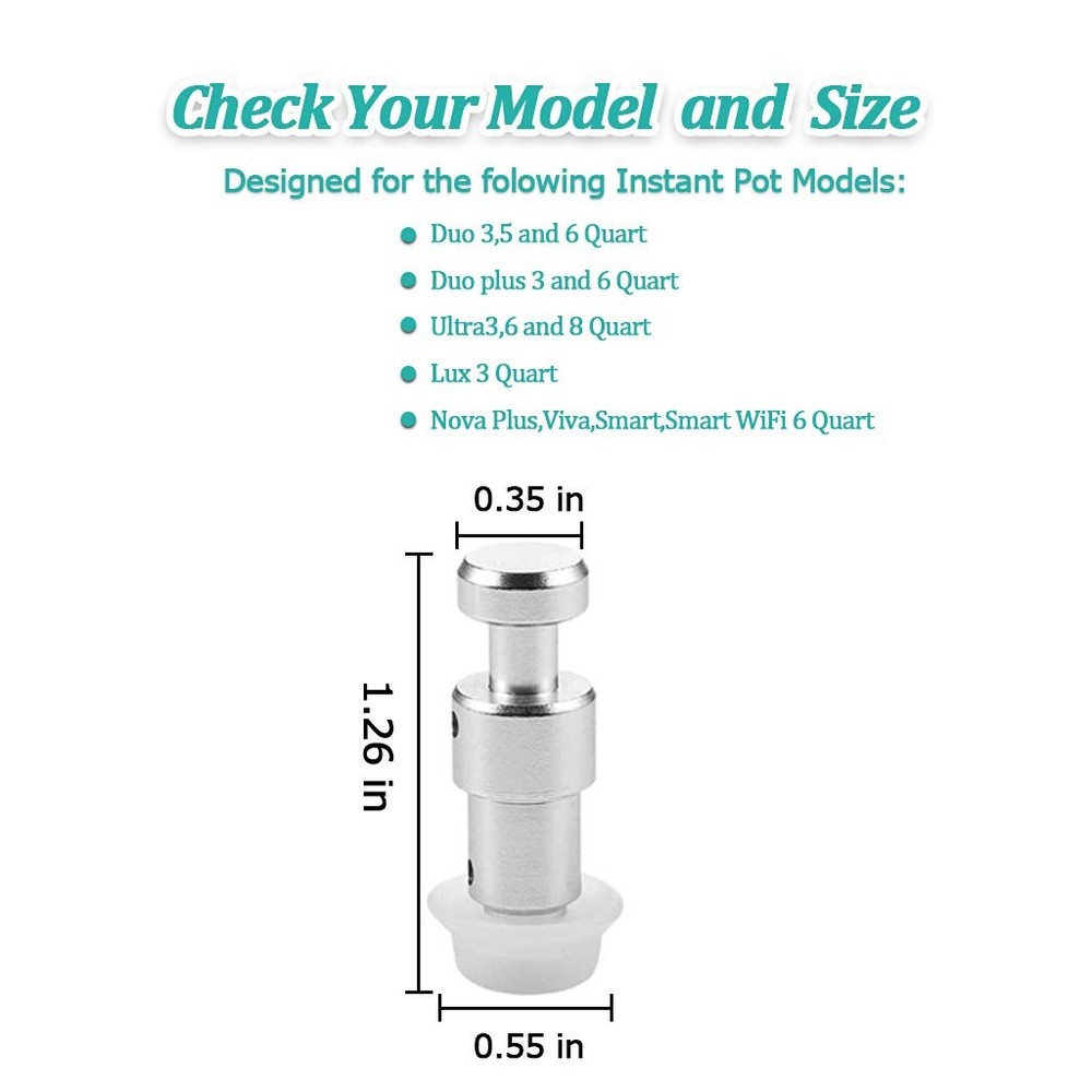 2 Pack Float Valve for Instant Pot with 8 2 Valves 8 Silicone Caps
