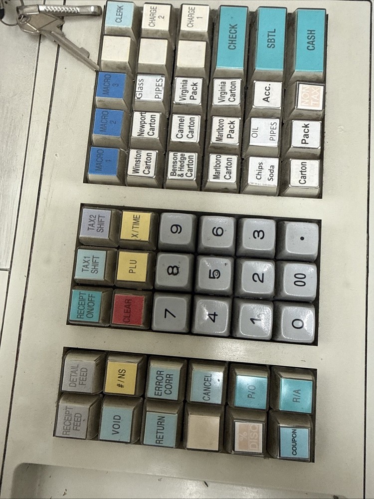 SAM4S ER-1552m Electronic Cash Register Programable Alpha-numeric