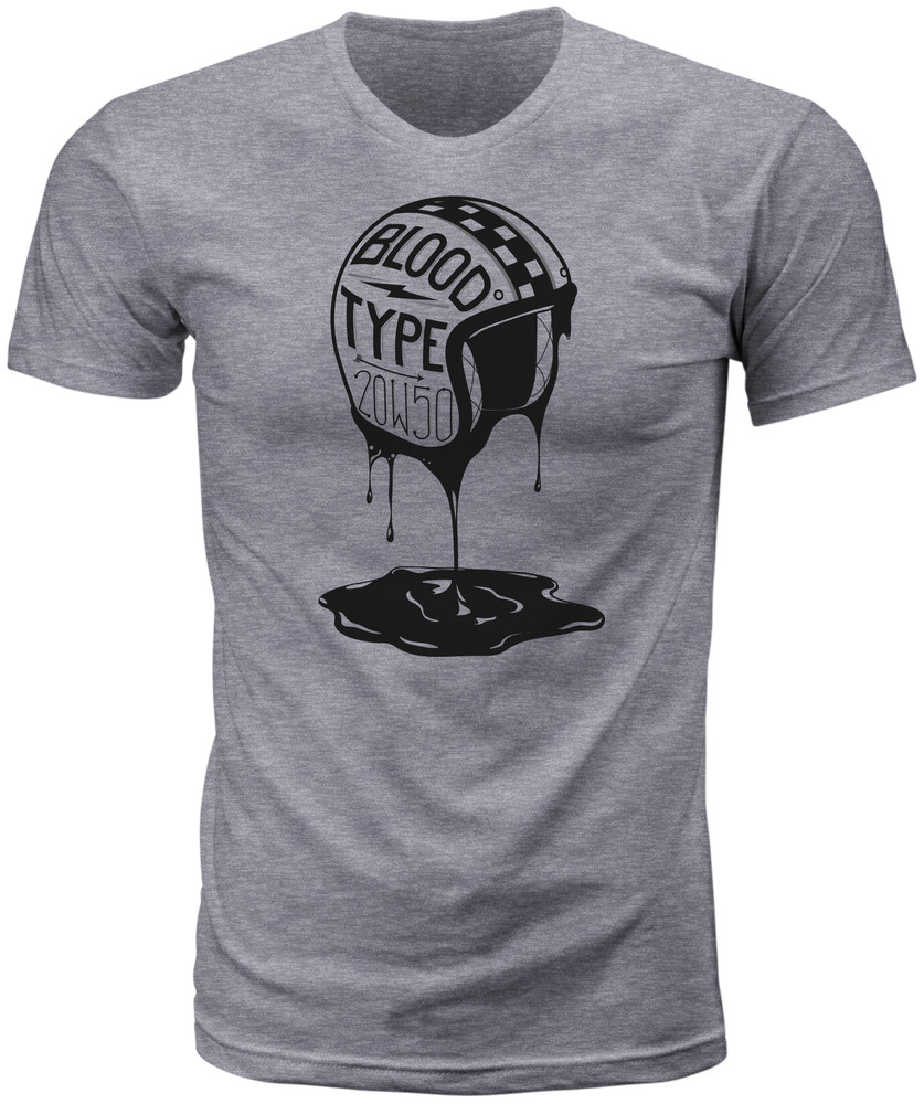 HIGHWAY 21 Blood Type Tee Sm Heather